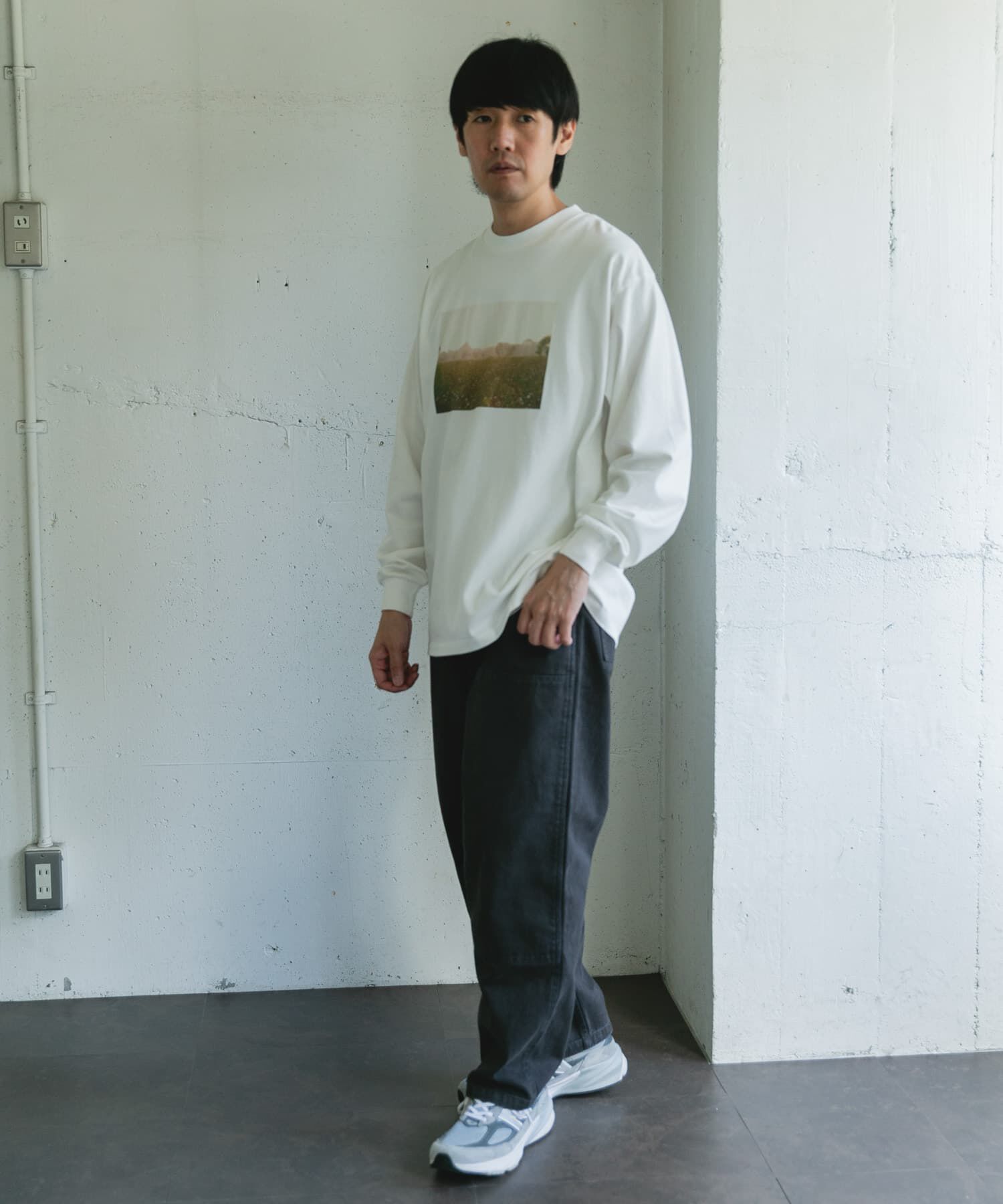URBAN RESEARCH DOORS「Grow Organic フォトプリントロングスリーブTシャツ」|Tシャツ・カットソー|