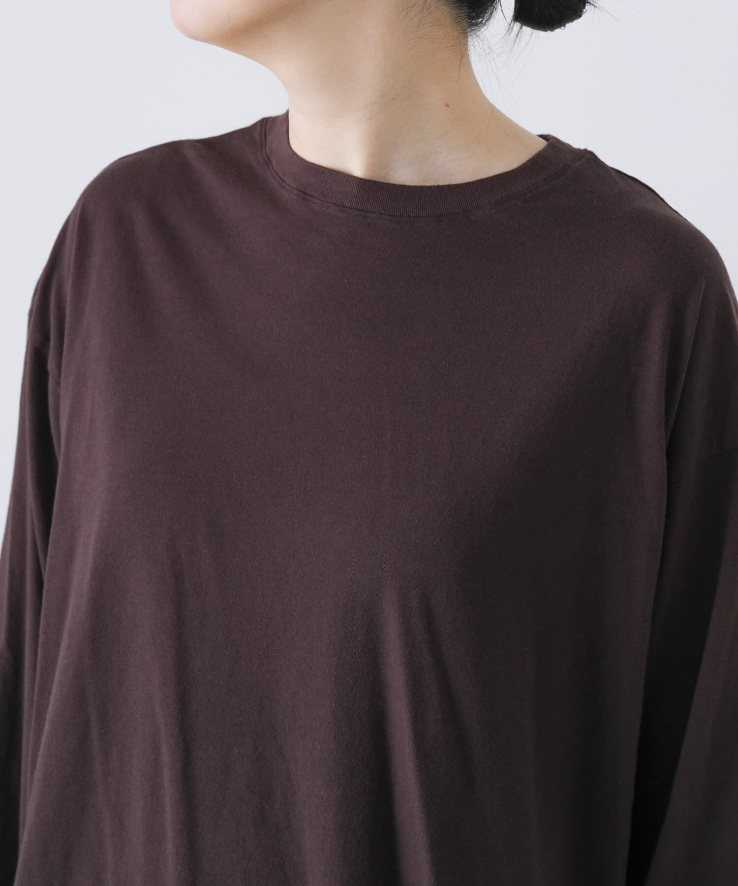 かぐれ「コットンクルーネックカットソー」|Tシャツ・カットソー|