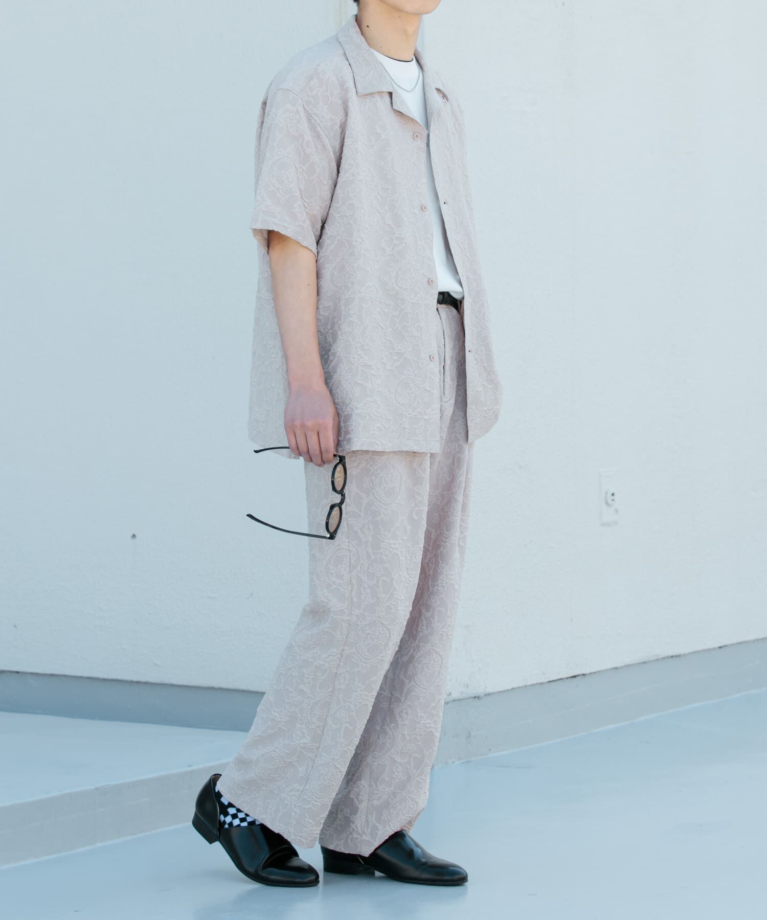 SENSE OF PLACE by URBAN RESEARCH「『セットアップ対応』 ボタニカルジャガードワイドスラックス」|その他|