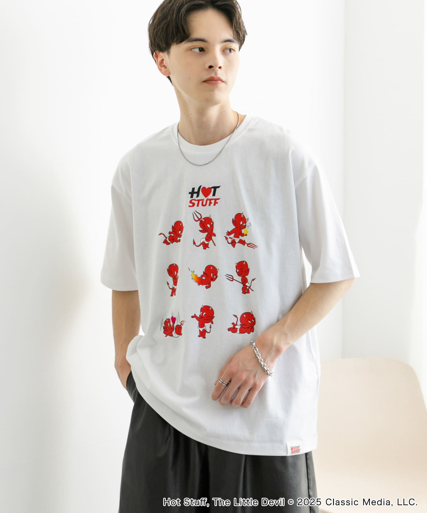 SENSE OF PLACE by URBAN RESEARCH「『別注』HOT STUFF&times;SENSE OF PLACE　 プリントTシャツ B」|Tシャツ・カットソー|