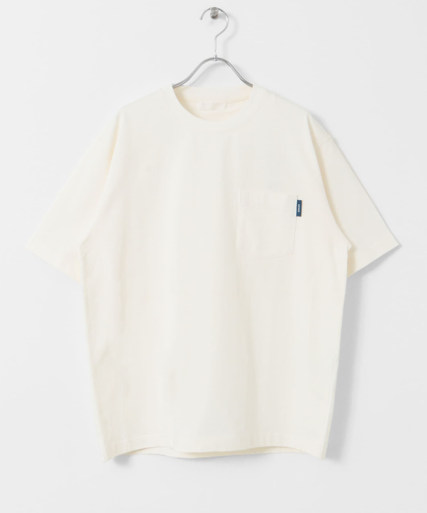 SENSE OF PLACE by URBAN RESEARCH「『WEB限定』『ﾕﾆｾｯｸｽ』ﾋﾟｽﾈｰﾑ付きﾎﾟｹｯﾄｼｮｰﾄｽﾘｰ 」|Tシャツ・カットソー|