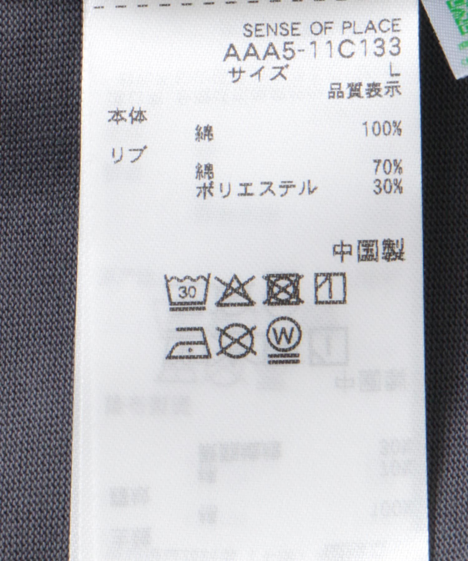 SENSE OF PLACE by URBAN RESEARCH「『WEB限定』『ﾕﾆｾｯｸｽ』ﾋﾟｽﾈｰﾑ付きﾎﾟｹｯﾄｼｮｰﾄｽﾘｰ 」|Tシャツ・カットソー|