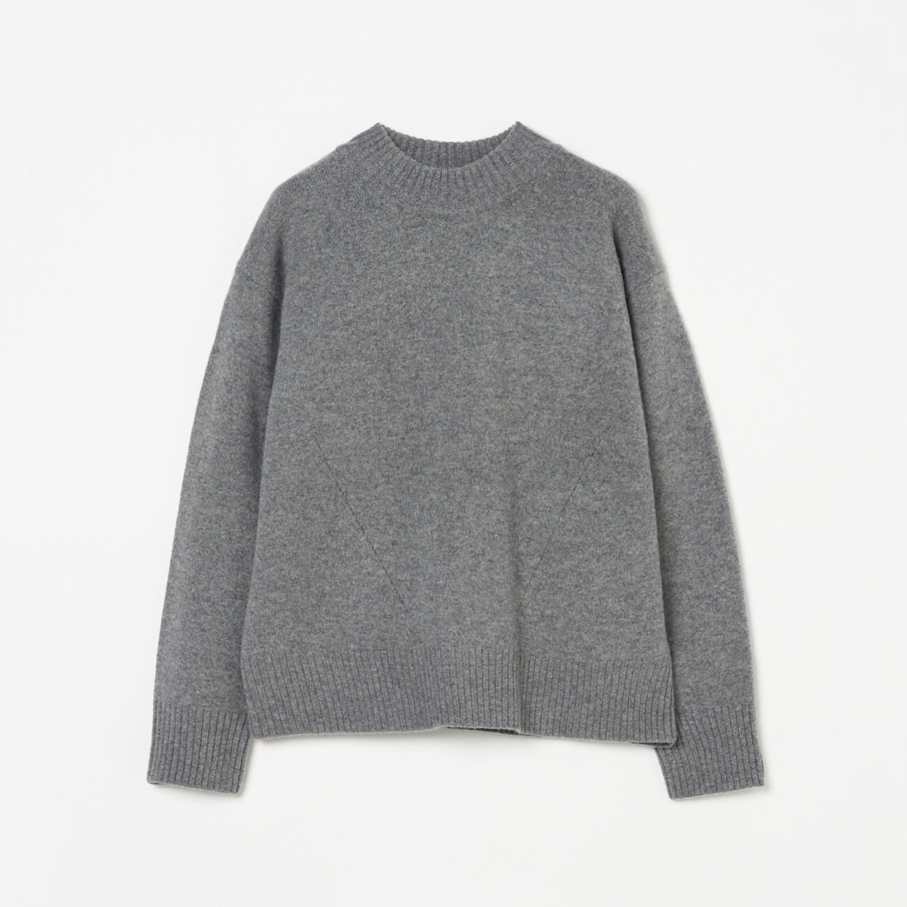 HELIOPOLE「HELIOPOLE MOCK NECK KNIT」|ニット・セーター|ミディアムグレー