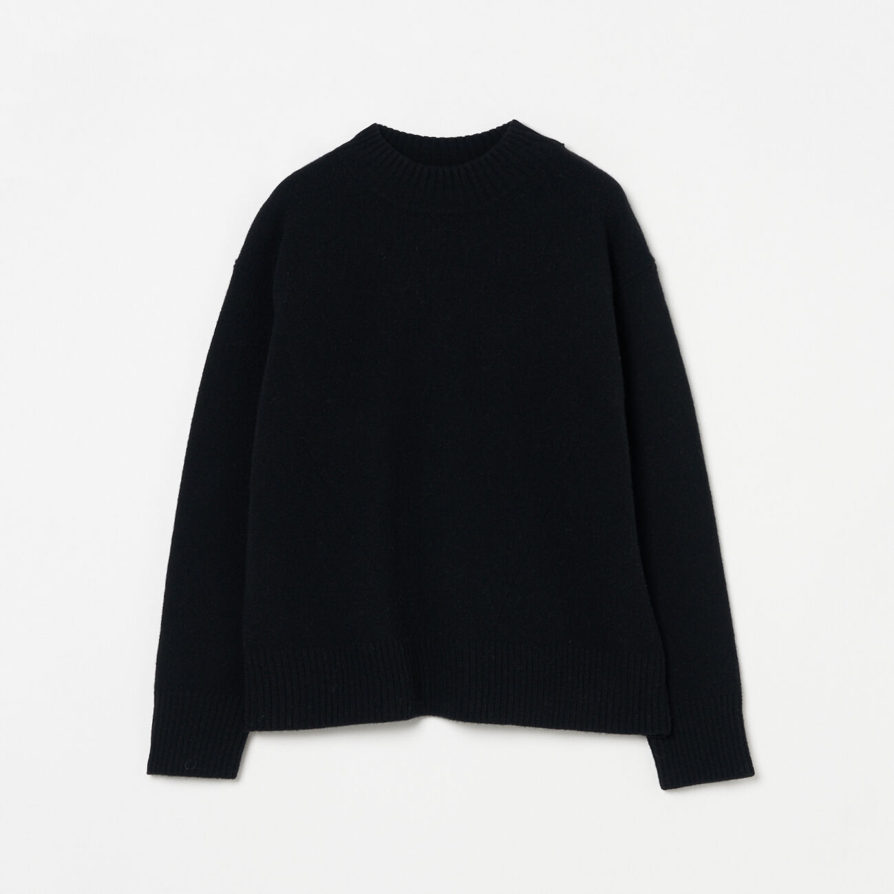 HELIOPOLE「HELIOPOLE MOCK NECK KNIT」|ニット・セーター|ブラック