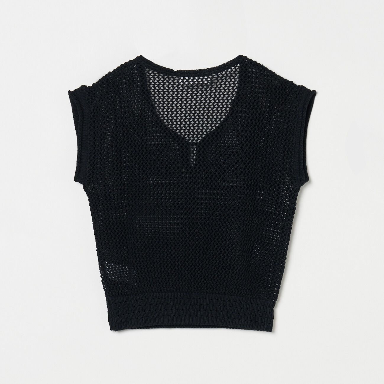  「uca MESH x EMBROIDAERY NOSLEEVE」|Tシャツ・カットソー|