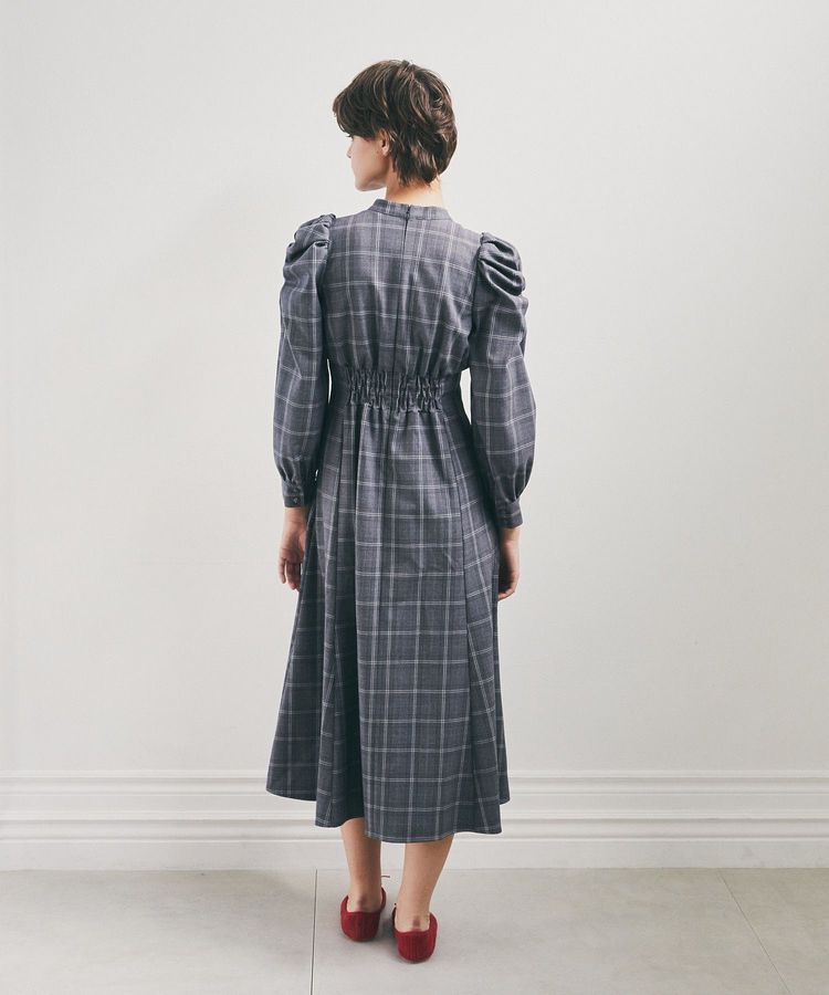 Maison de FLEUR Petite Robe「聡明な淑女のチェックワンピース」|ワンピース|