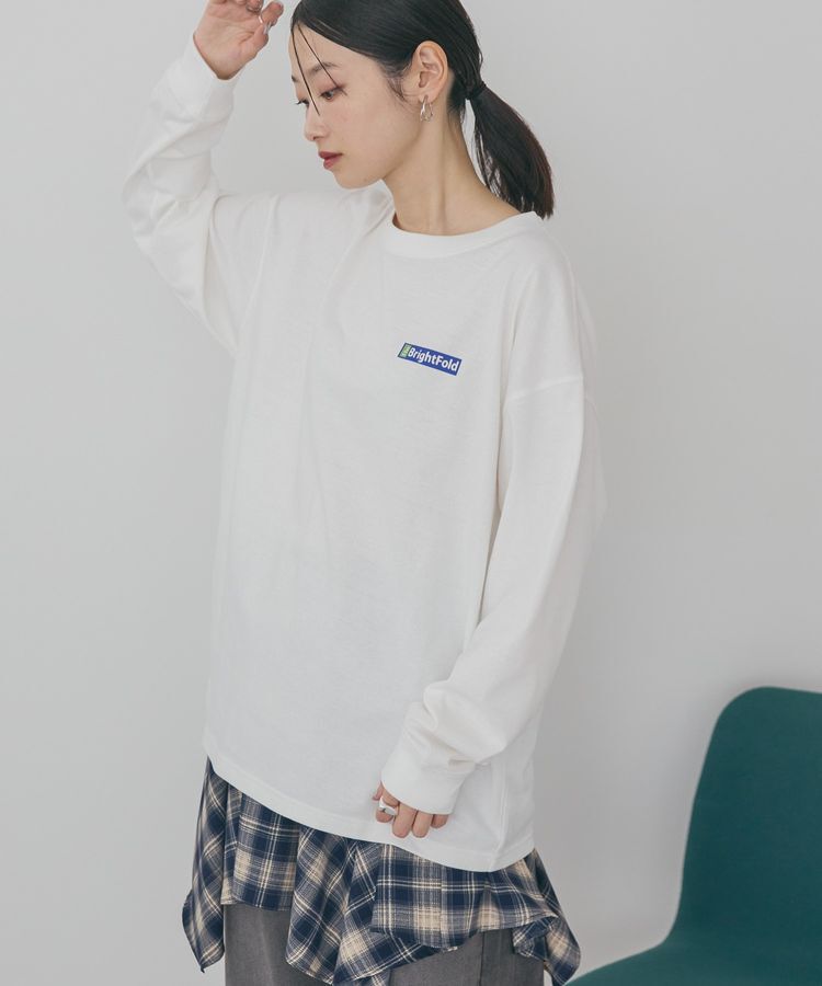AMERICAN HOLIC「カンパニーロゴ風ロングTシャツ」|Tシャツ・カットソー|
