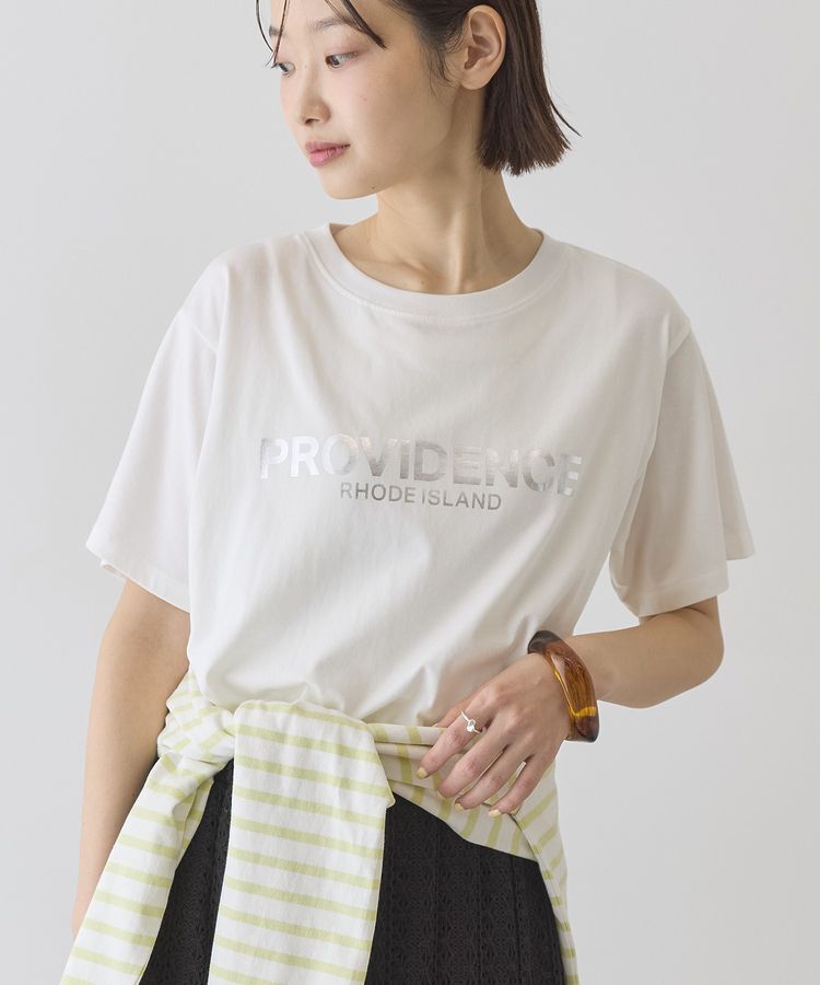 AMERICAN HOLIC「SILVERプリント半袖Tシャツ」|Tシャツ・カットソー|