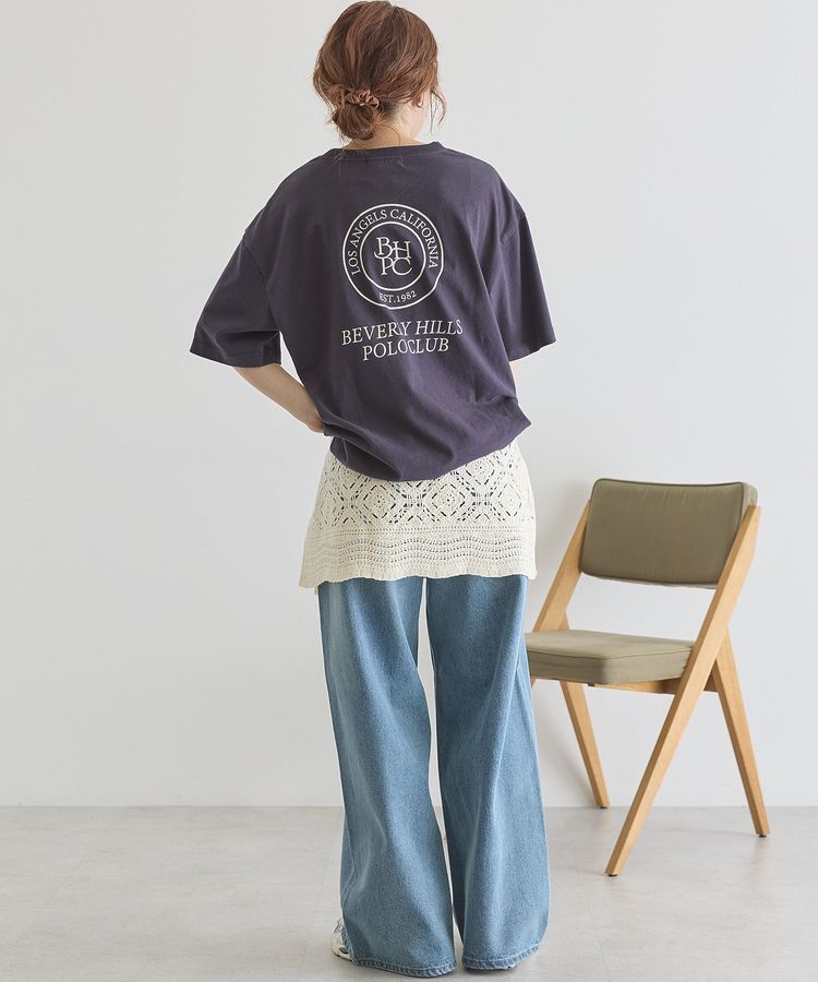 AMERICAN HOLIC「【BEVERLY HILLS POLO CLUB】バックプリントTシャツ」|Tシャツ・カットソー|