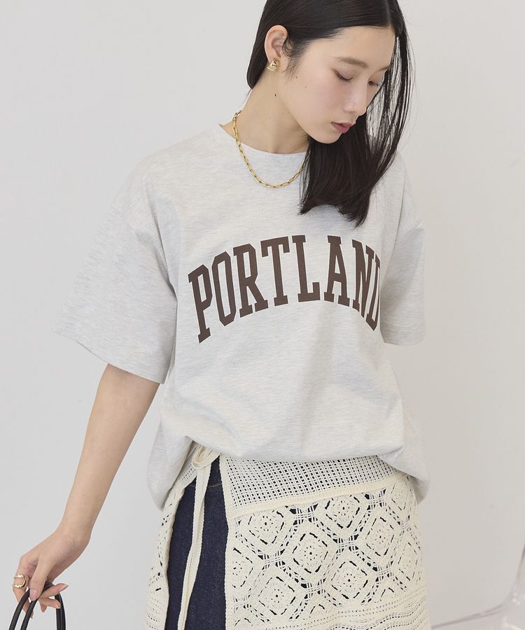 AMERICAN HOLIC「PORTLAND裾ラウンドTシャツ」|Tシャツ・カットソー|