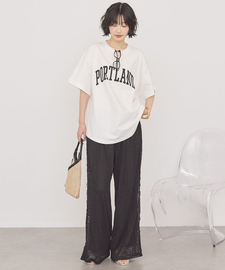 AMERICAN HOLIC「PORTLAND裾ラウンドTシャツ」|Tシャツ・カットソー|