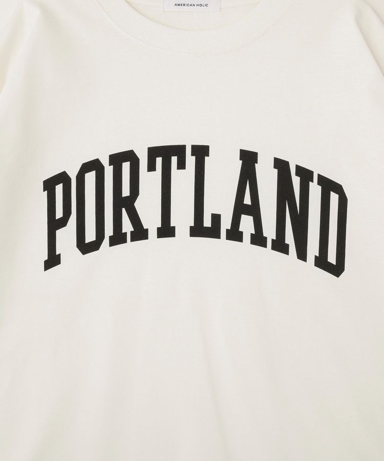 AMERICAN HOLIC「PORTLAND裾ラウンドTシャツ」|Tシャツ・カットソー|