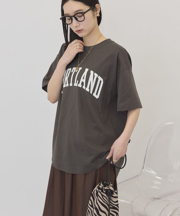 AMERICAN HOLIC「PORTLAND裾ラウンドTシャツ」|Tシャツ・カットソー|