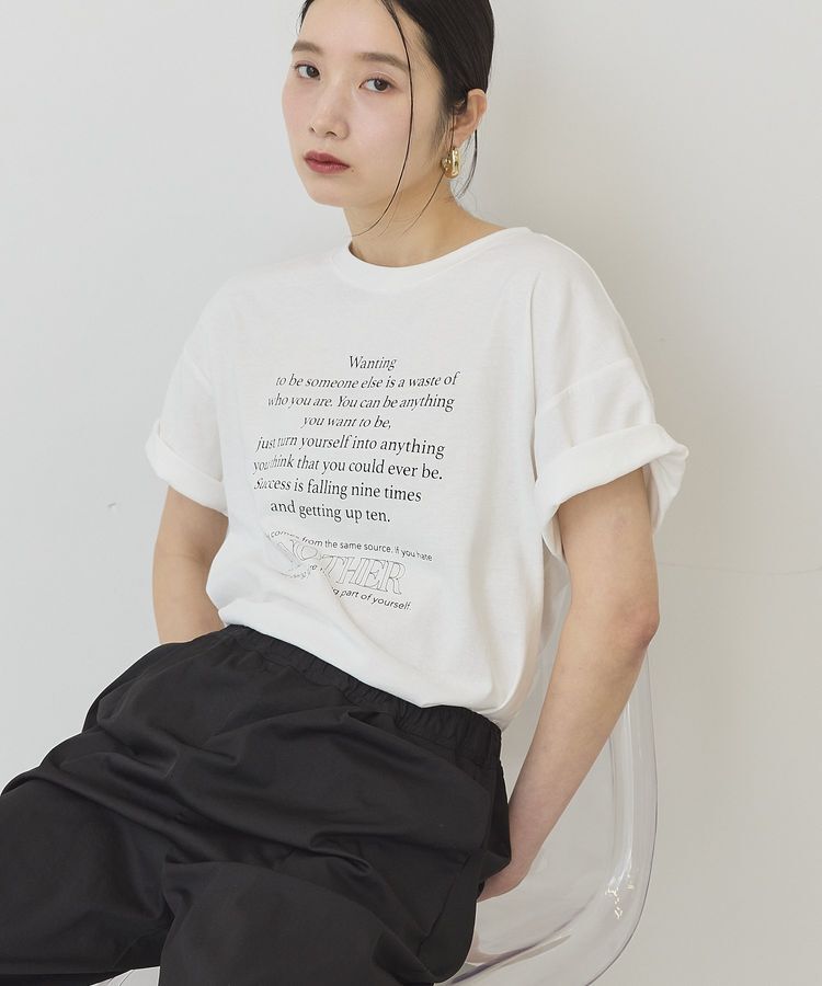 AMERICAN HOLIC「メッセージロゴTシャツ」|Tシャツ・カットソー|