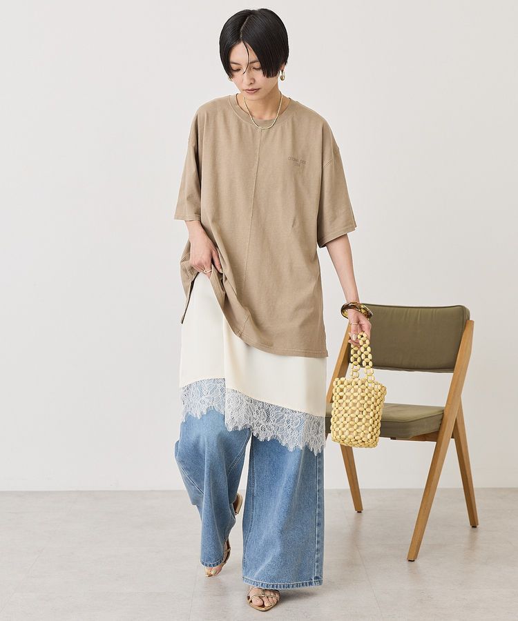 AMERICAN HOLIC「バックロゴルーズTシャツ」|Tシャツ・カットソー|