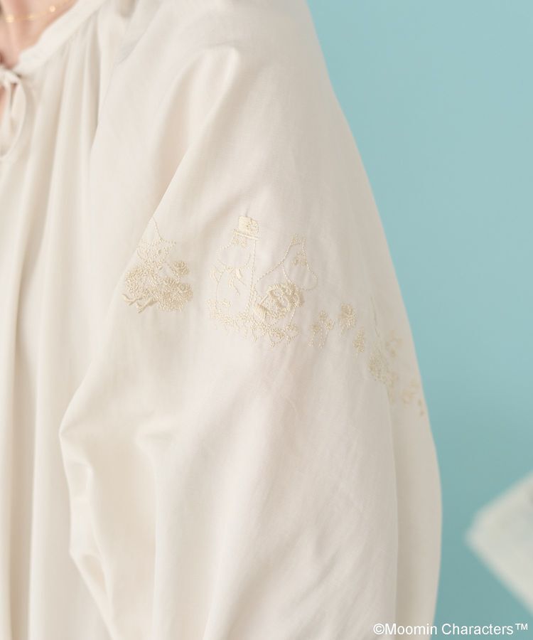 AMERICAN HOLIC「【WEB限定】Moomin 刺繍スキッパーワンピース」|ワンピース|