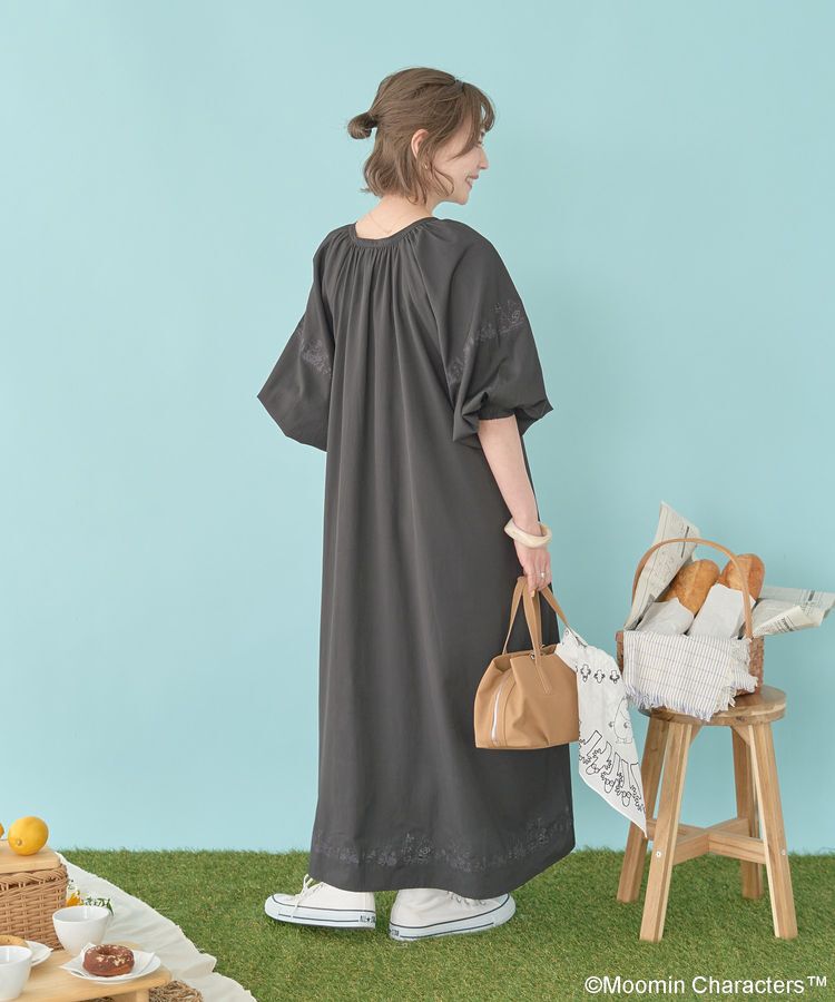AMERICAN HOLIC「【WEB限定】Moomin 刺繍スキッパーワンピース」|ワンピース|
