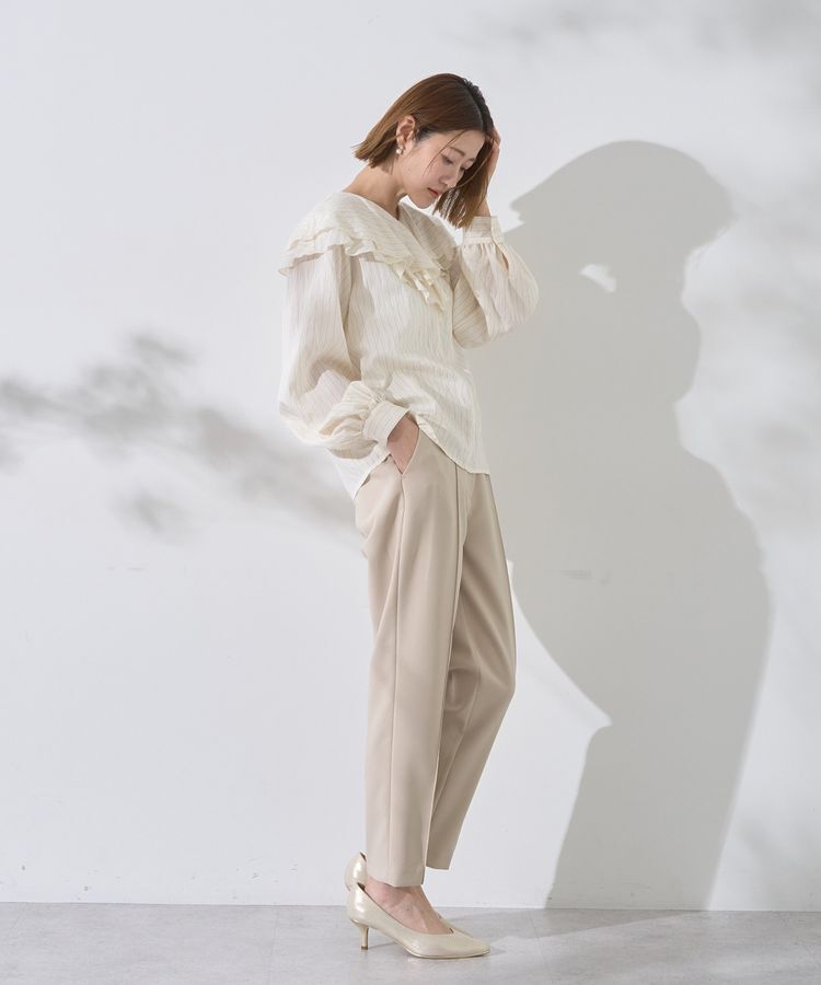 YECCA VECCA「ストレッチピンタックパンツ」|その他|