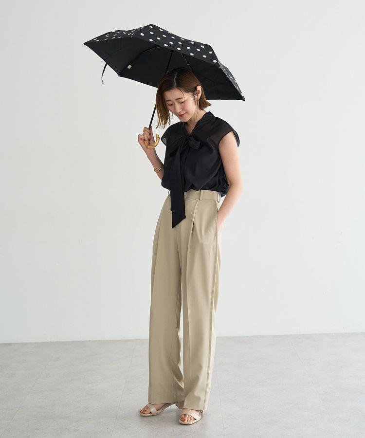 YECCA VECCA「【because】ドットトートバッグミニ」|傘|