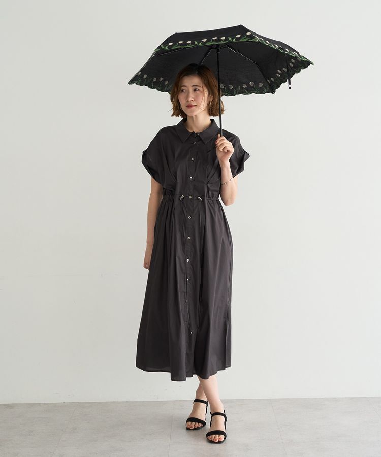 YECCA VECCA「【because】チューリップ刺繍ミニ」|傘|