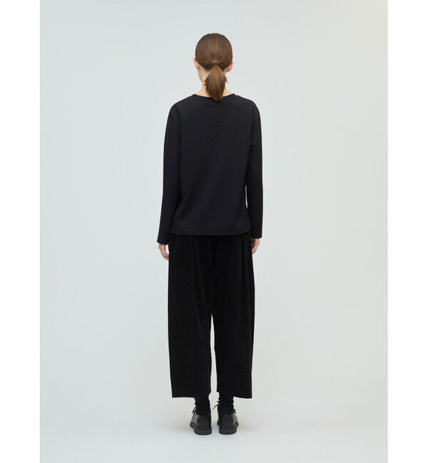 mizuiro ind「mizuiro ind ジャカードクルーネックプルオーバー」|Tシャツ・カットソー|