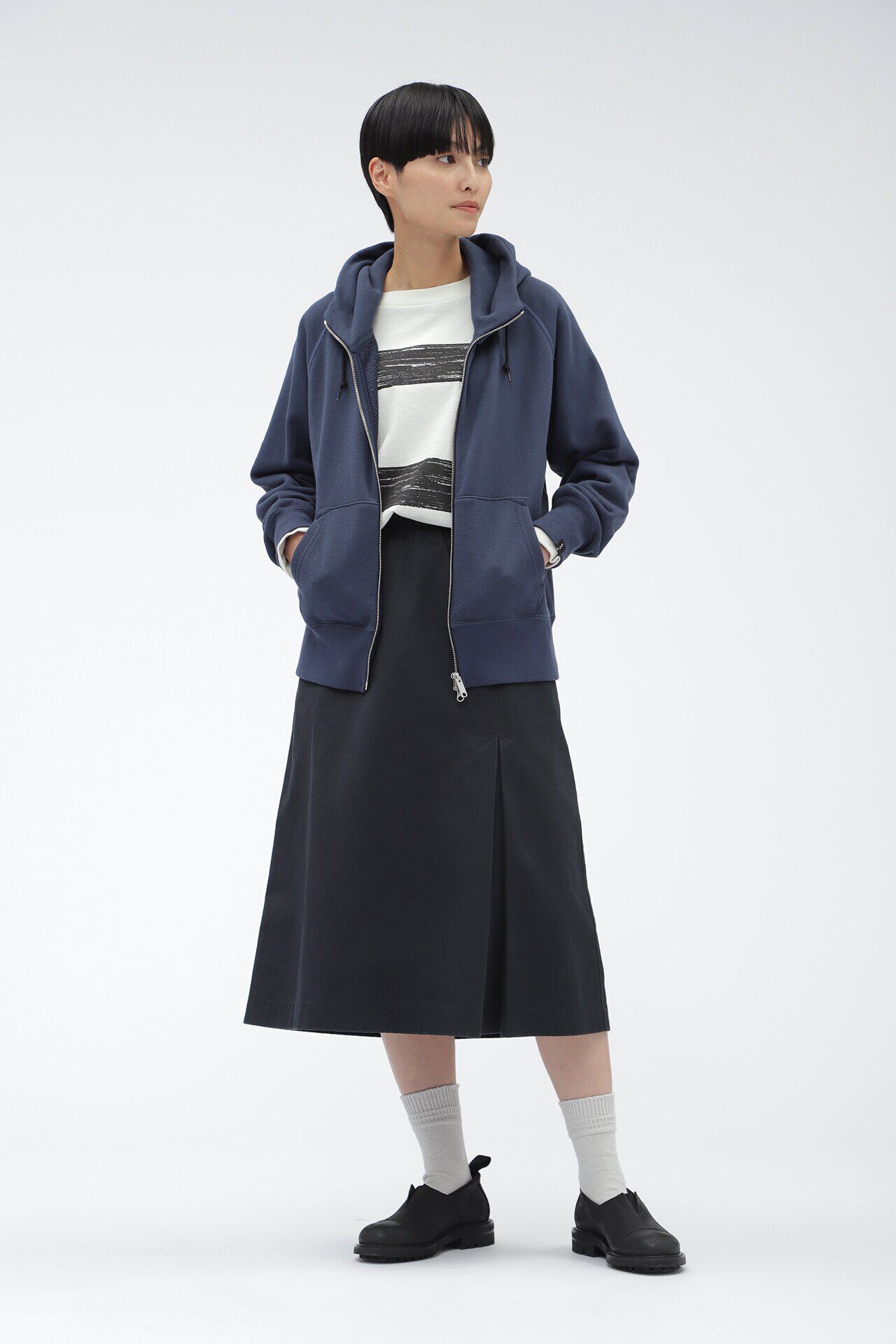 MHL.「LIGHT LOOPBACK COTTON」|Tシャツ・カットソー|