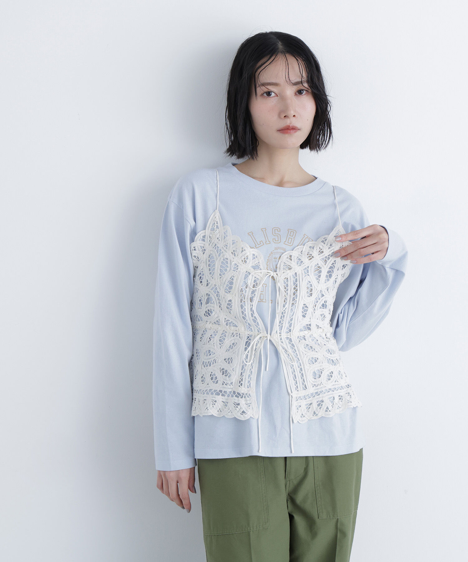  「〈N.〉カレッジロゴロンＴ」|Tシャツ・カットソー|