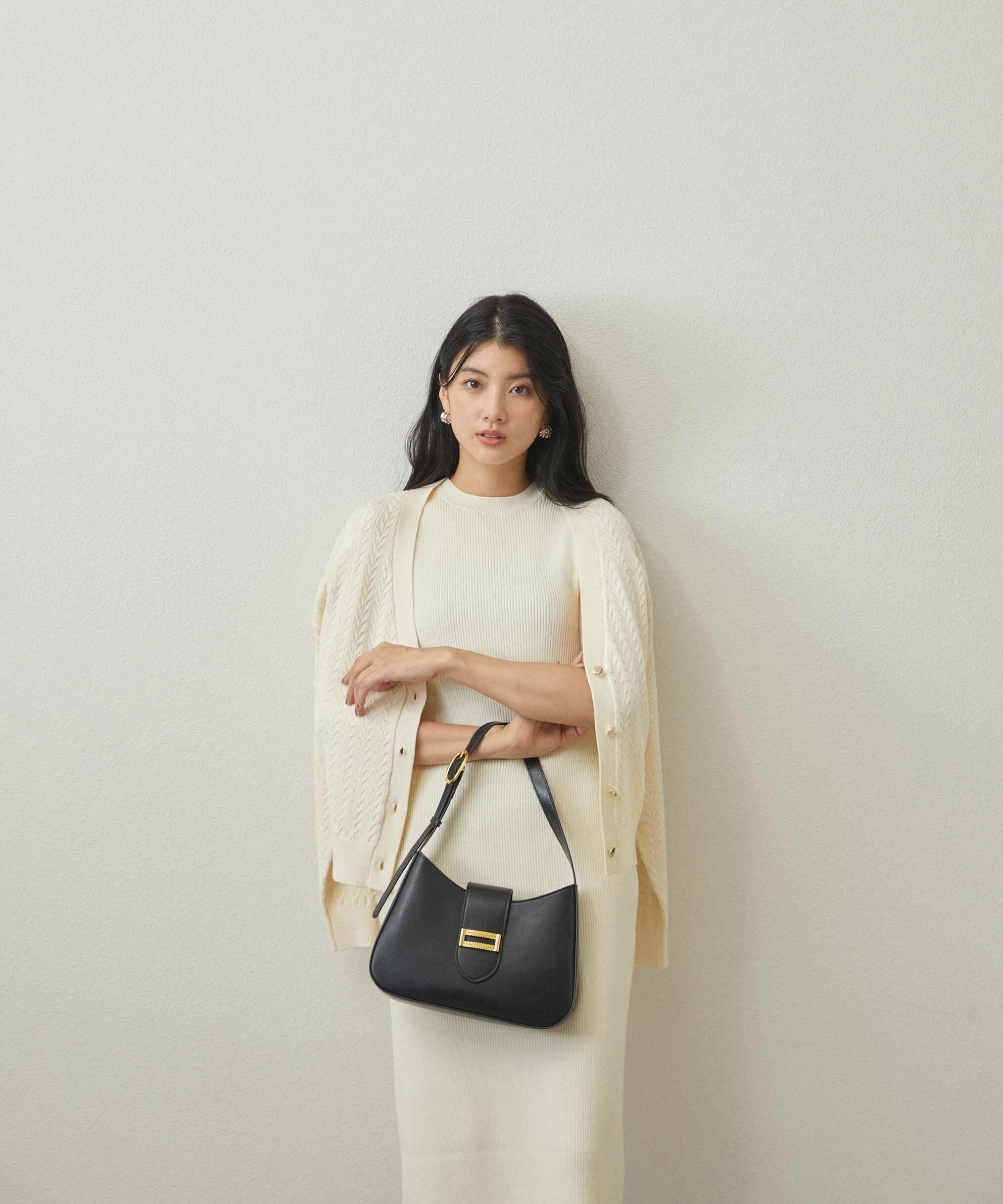 PROPORTION BODY DRESSING「ケーブルカーディガンニットセットアップ」|ワンピース|