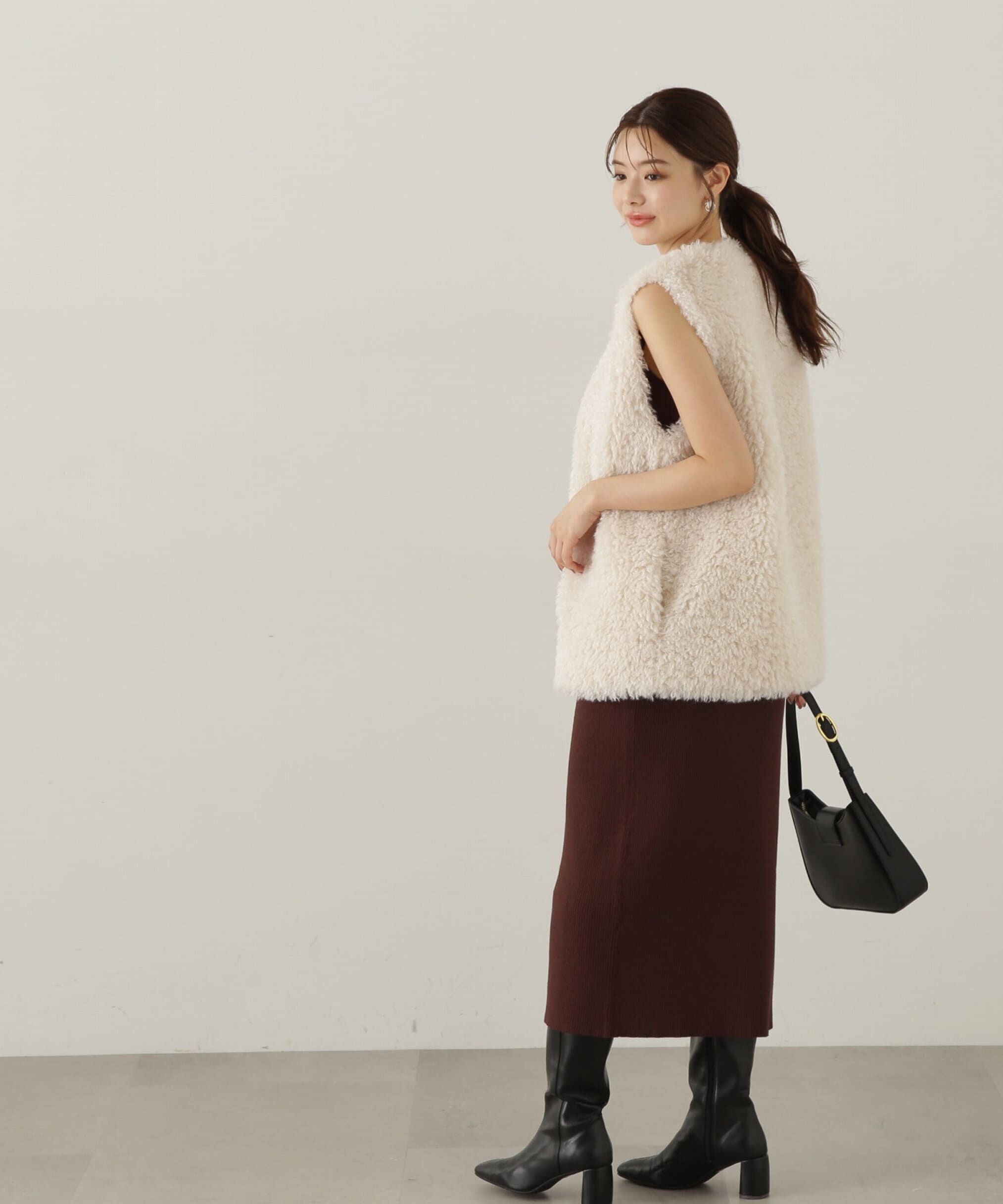 PROPORTION BODY DRESSING「ケーブルカーディガンニットセットアップ」|ワンピース|