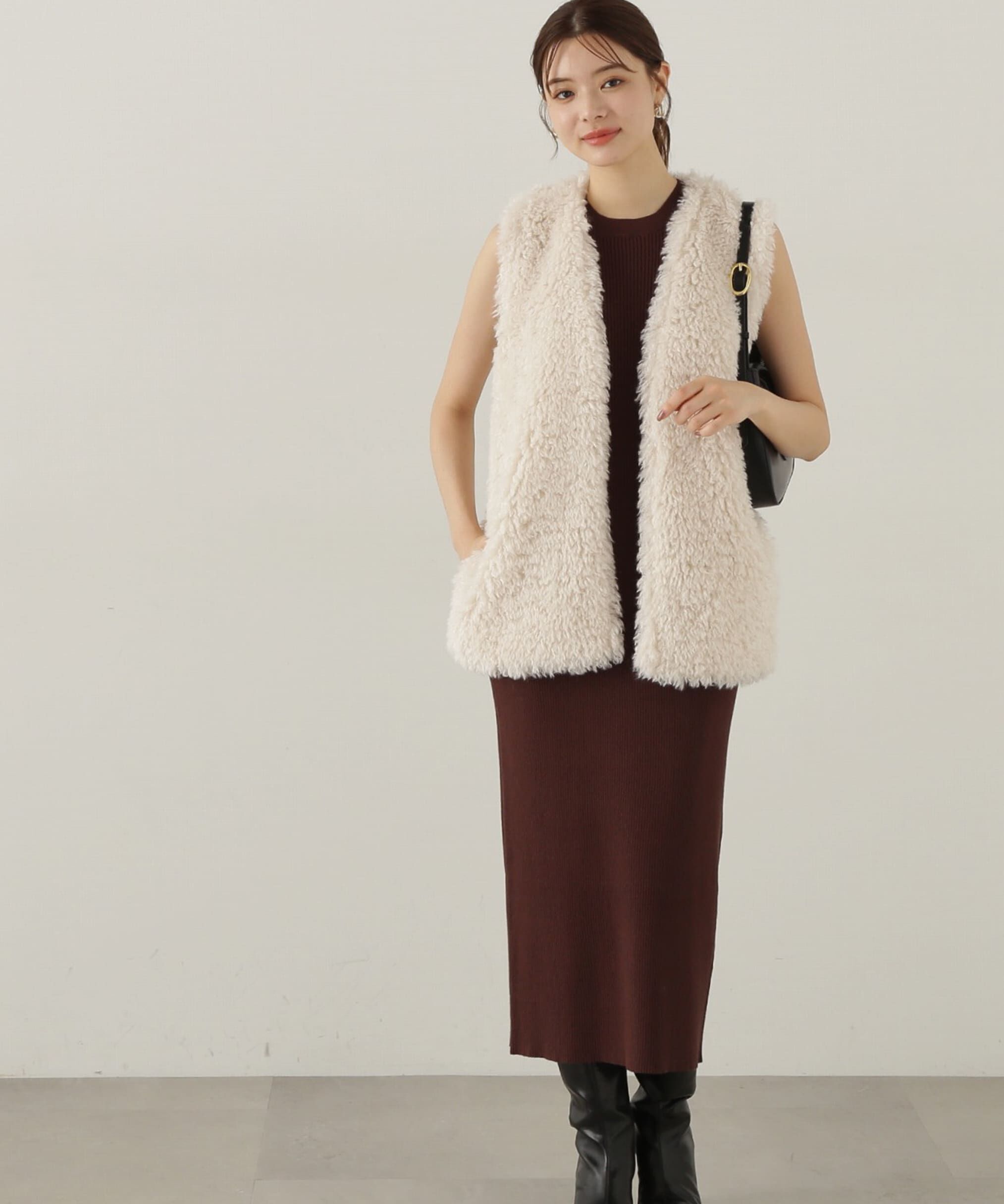 PROPORTION BODY DRESSING「ケーブルカーディガンニットセットアップ」|ワンピース|