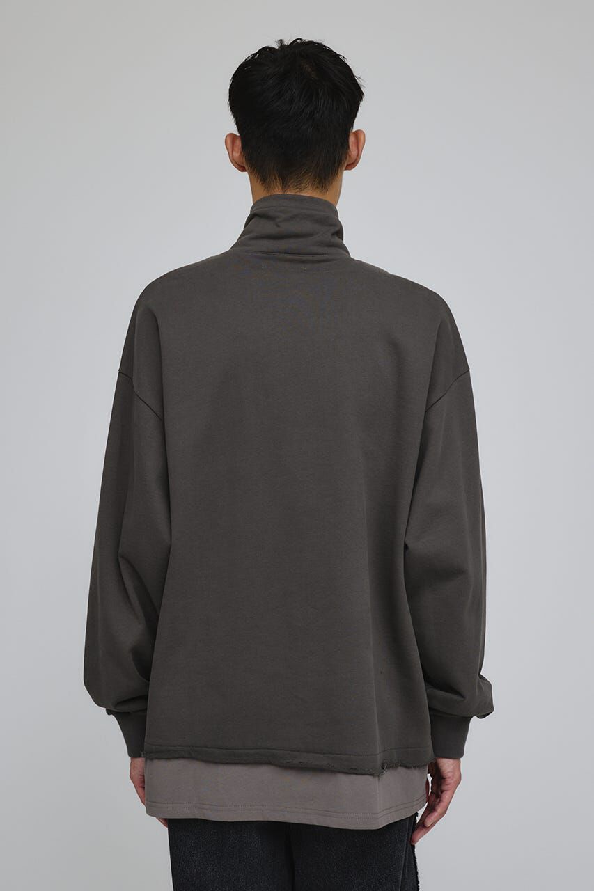 STYLEMIXER「レイヤードハーフジップスウェット」|Tシャツ・カットソー|