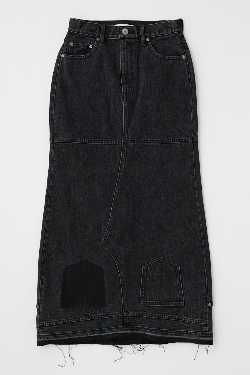 MOUSSY「UPSIDE DOWN REMAKE デニムスカート」|スカート|
