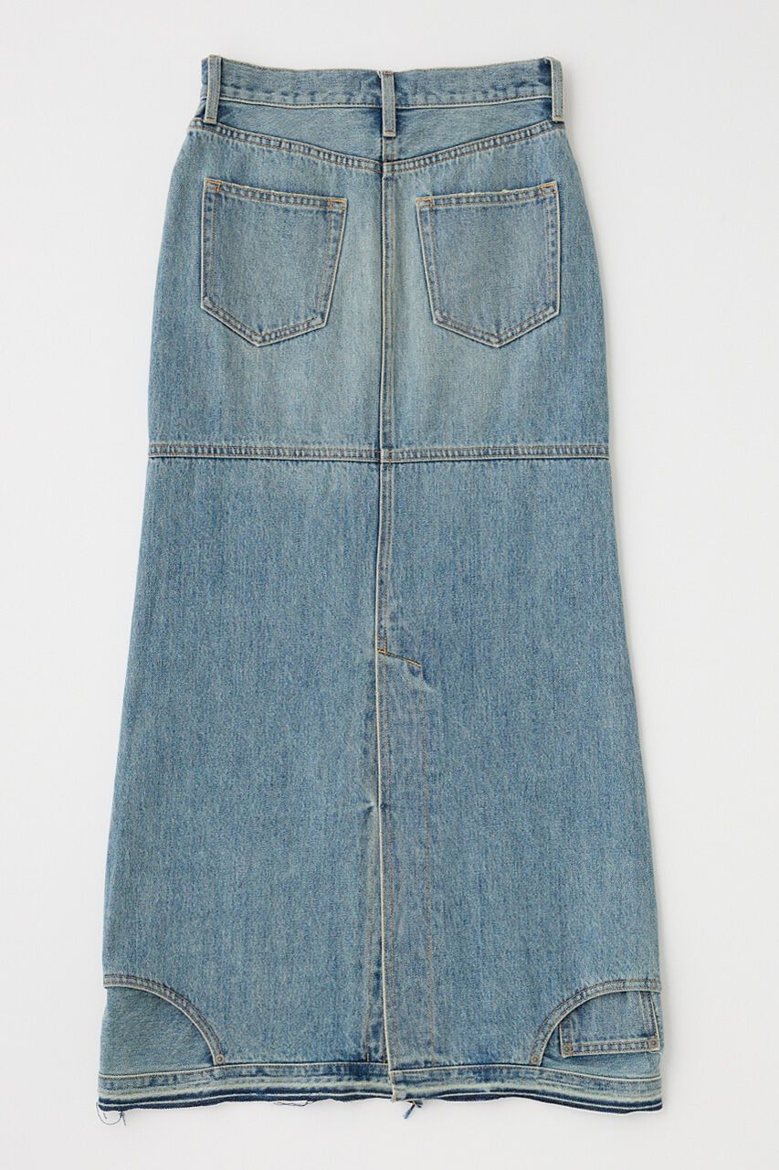 MOUSSY「UPSIDE DOWN REMAKE デニムスカート」|スカート|