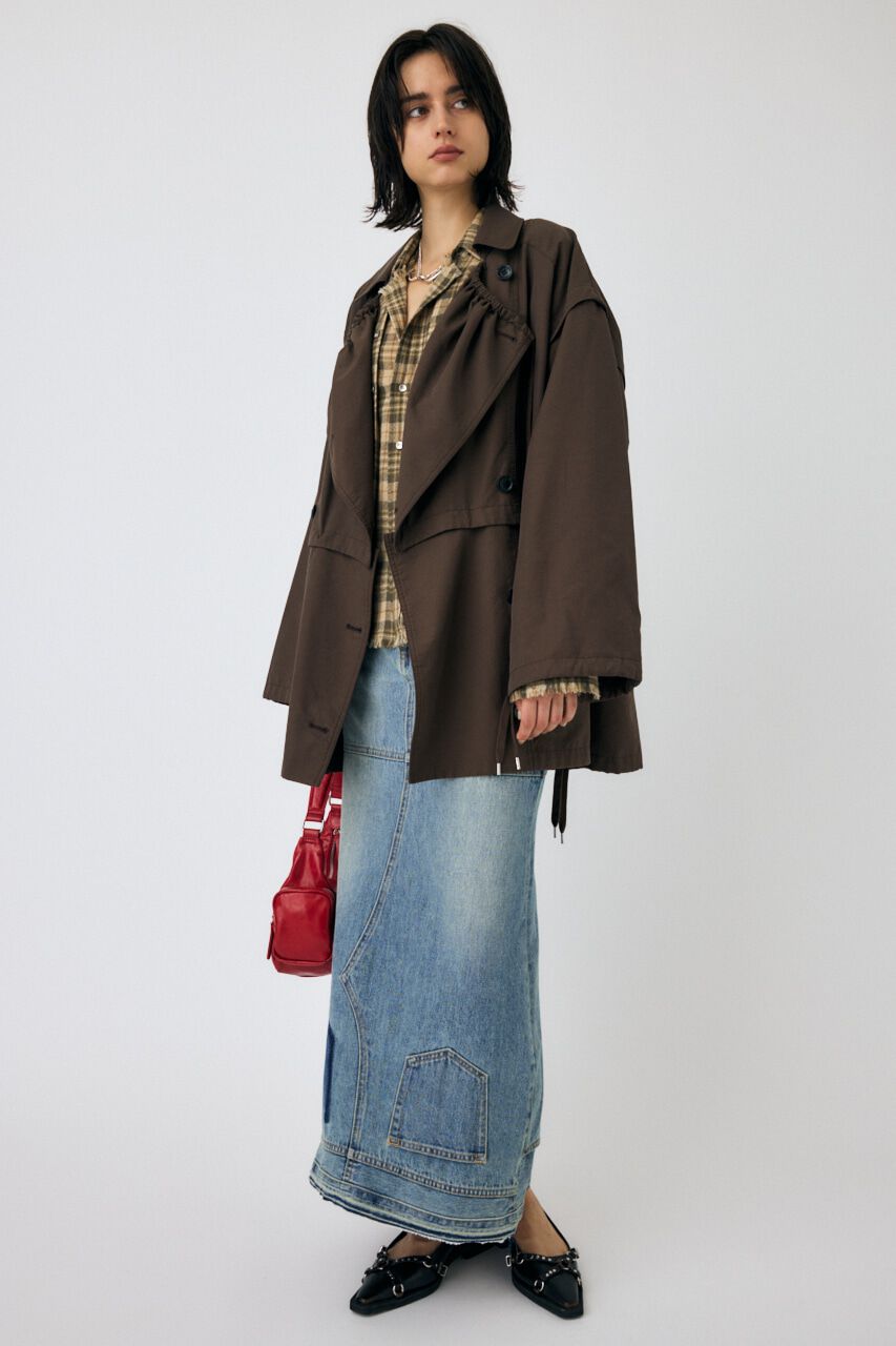 MOUSSY「UPSIDE DOWN REMAKE デニムスカート」|スカート|