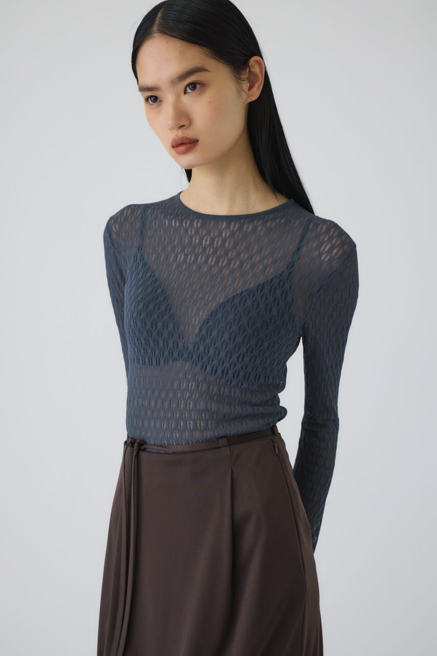 RIM.ARK 「Lace knitting tops」|ニット・セーター|