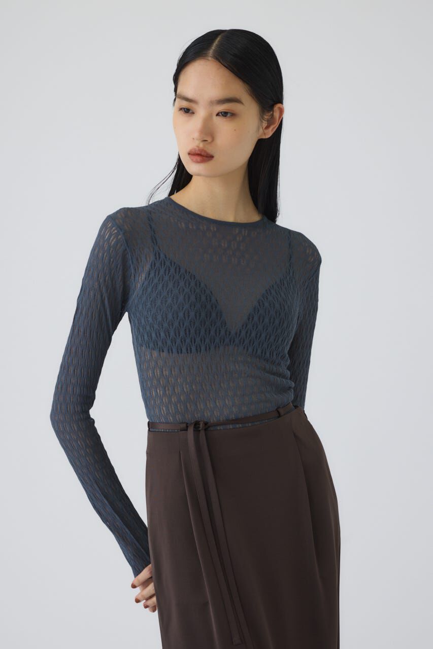 RIM.ARK 「Lace knitting tops」|ニット・セーター|