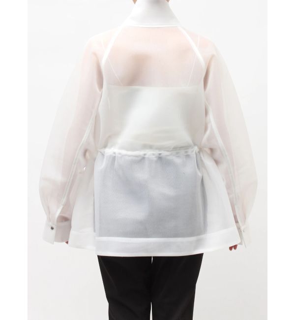ELENDEEK「MESH BONDING DRAWSTRING JK」|ブルゾン・スタジャン|