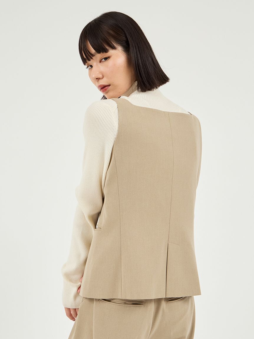 emmi atelier「【セットアップ対応】ジレトップス」|Tシャツ・カットソー|