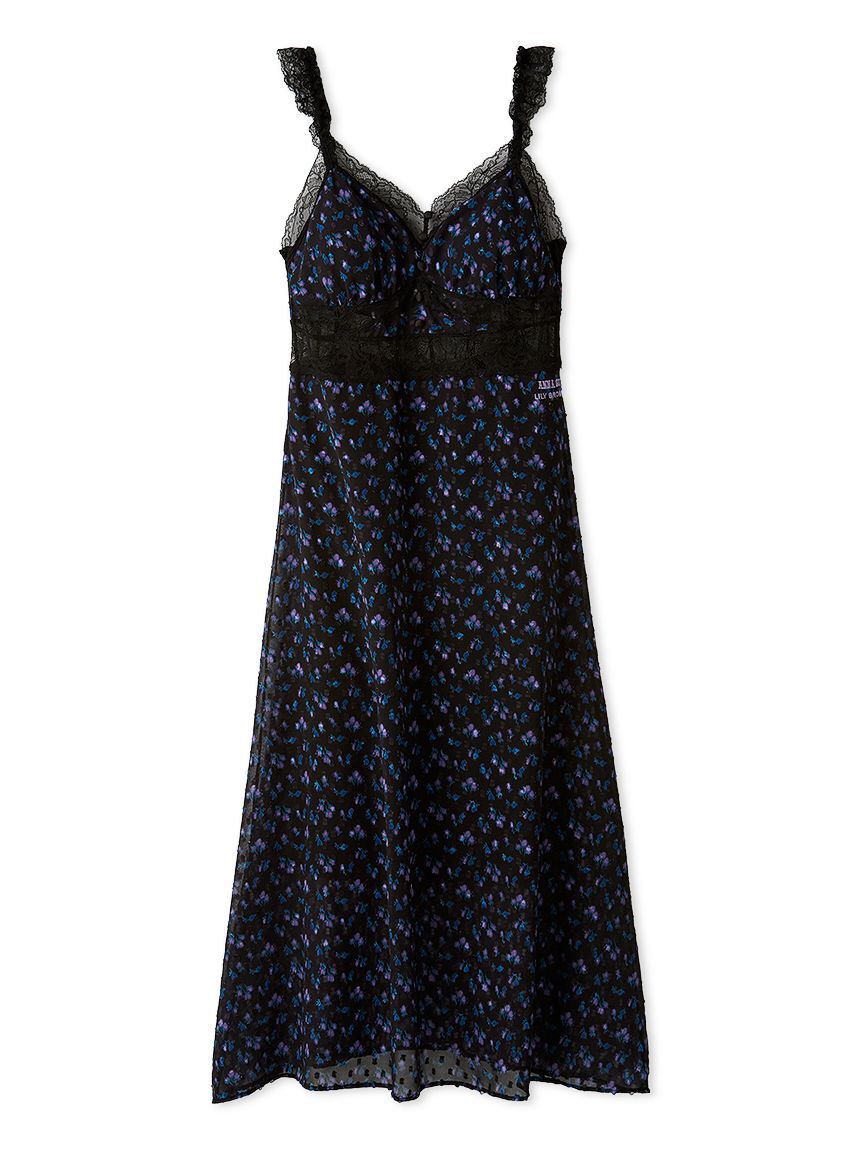 LILY BROWN Lingerie「【LILY BROWN Lingerie&times;ANNA SUI】カップ付きキャミワンピース」|ワンピース|