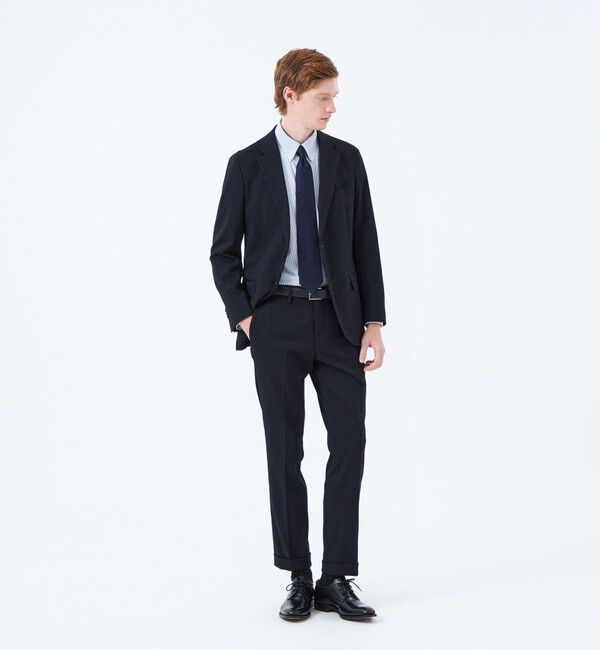 MACKINTOSH PHILOSOPHY「トロッター ボタンダウンシャツ 無地/トリコットストライプ」|シャツ・ブラウス|