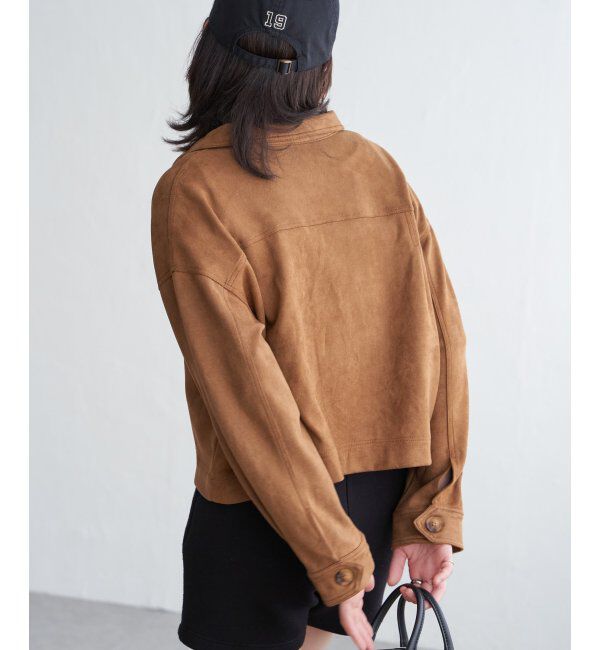 VENCE share style「カットスェードオーバーシャツ」|シャツ・ブラウス|