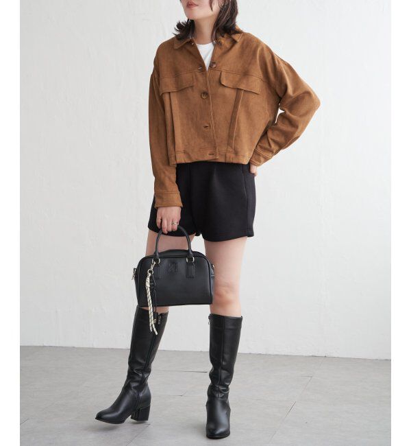 VENCE share style「カットスェードオーバーシャツ」|シャツ・ブラウス|