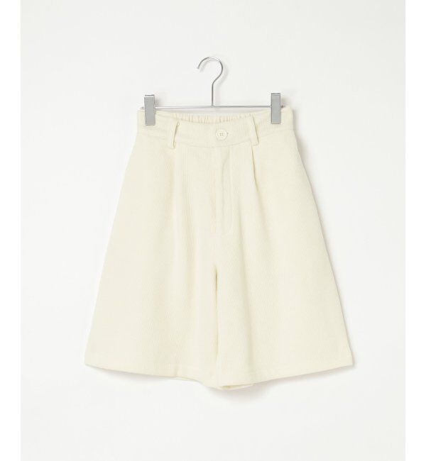 VENCE share style「コーデユロイ裏フリースハーフパンツ」|その他|