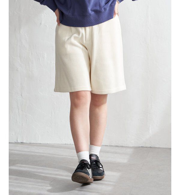 VENCE share style「コーデユロイ裏フリースハーフパンツ」|その他|