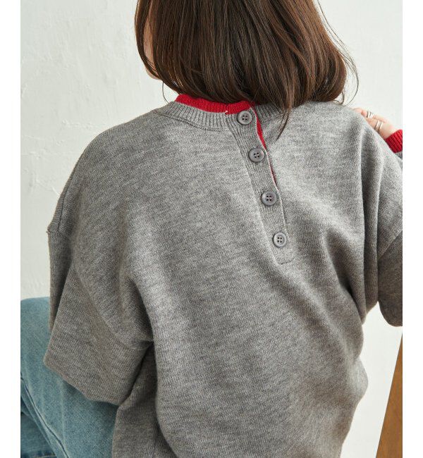 VENCE share style「7Gアルパカタッチレイヤードプルオーバー」|ニット・セーター|