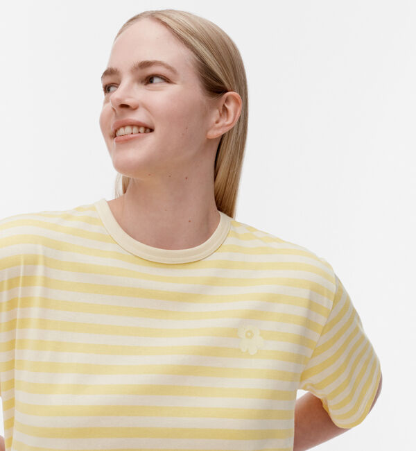 Marimekko「Tasaraita Oversized ワンピース」|ワンピース|