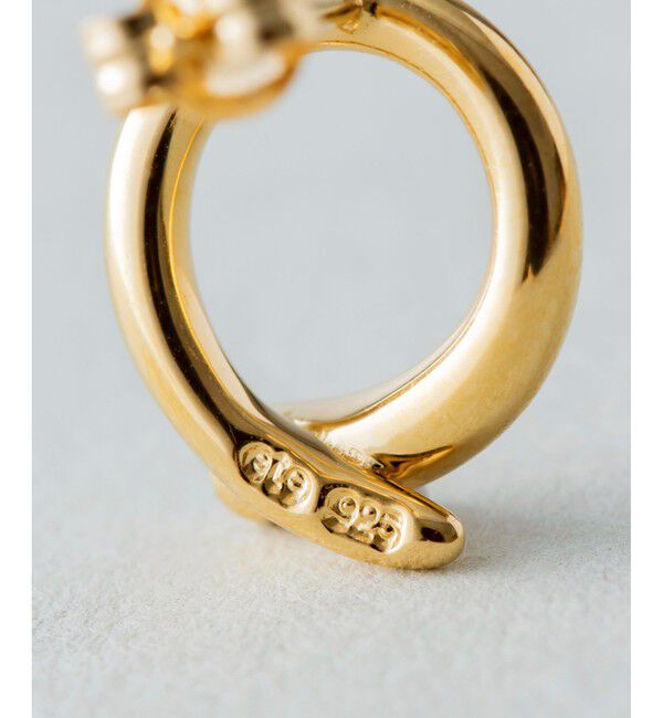 ete「サークル ビジュー ピアス」|ピアス|