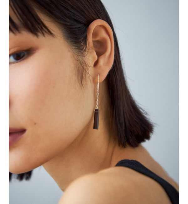 Jouete「ピアス スモーキークォーツ」|ピアス|