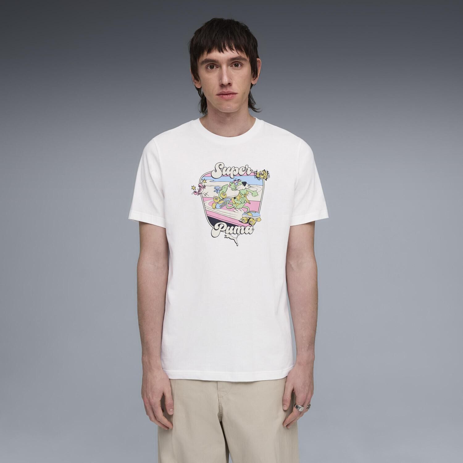 PUMA「【PUMA ｳｪｱ】M SUPER PUMA SOUVENIR TEE」|Tシャツ・カットソー|