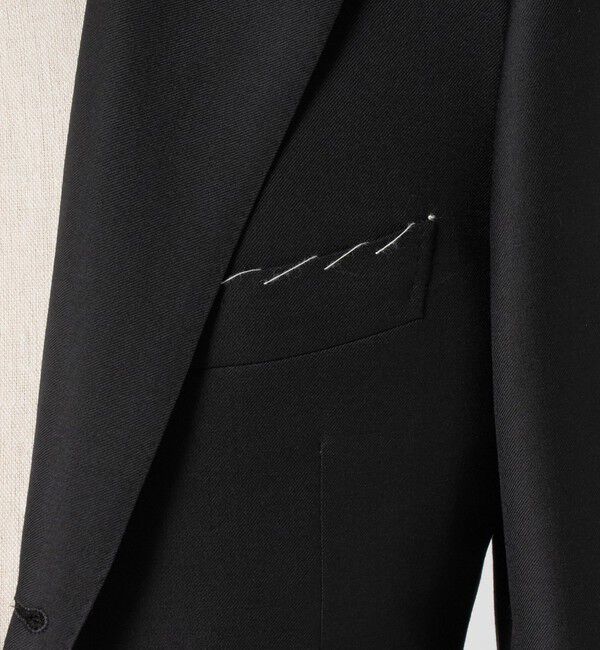 UNITED ARROWS「＜SOVEREIGN＞ブラック サージ シングル3ボタン スーツ REGULAR MODEL」|スーツ|